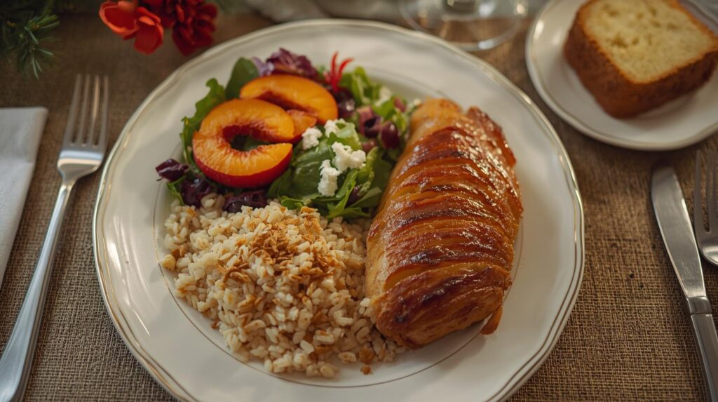 prato natalino saudável