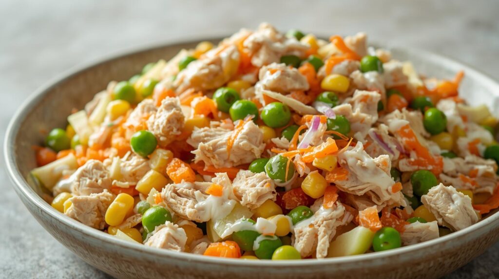 salpicão de frango brasileiro