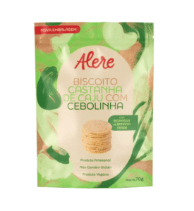 Alere Biscoito de Castanha de Caju com Cebolinha