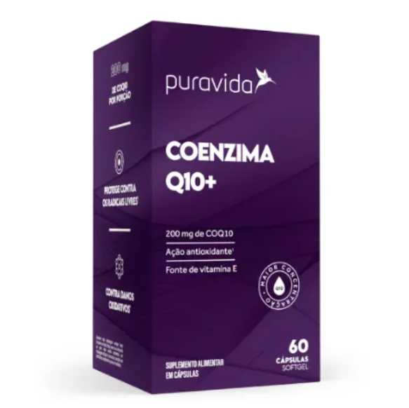 PURAVIDA COENZIMA Q10+ 200MG 60 CAPS